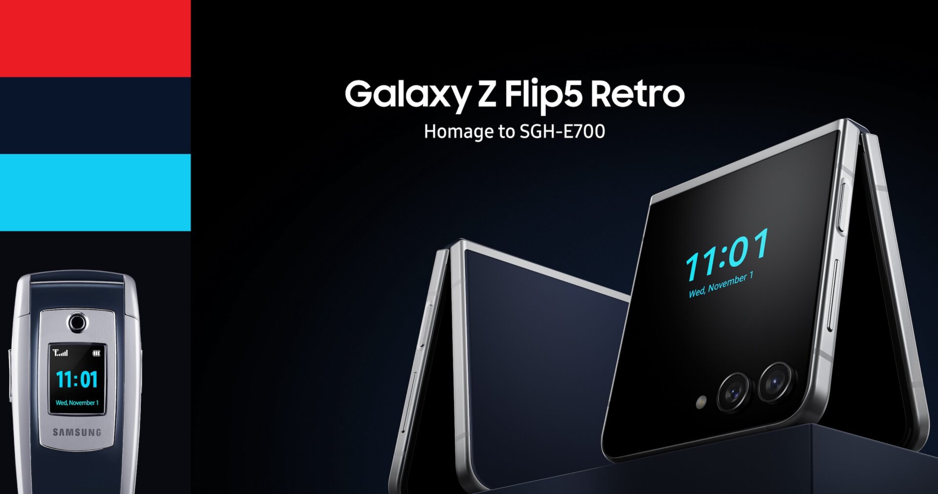 Galaxy Z Flip 5 Retro firar klassisk flipmobil