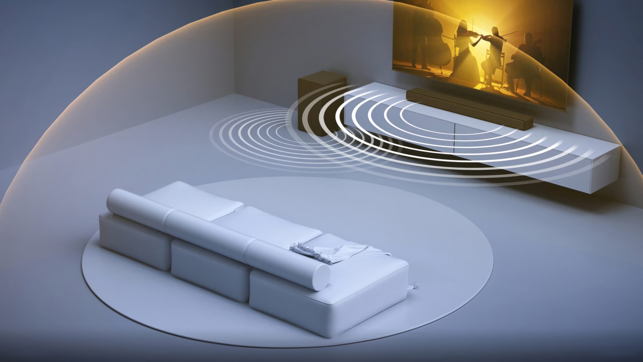 6 soundbar-högtalare vintern 2023 2 Dolby Atmos illustrasjon TCL P733W