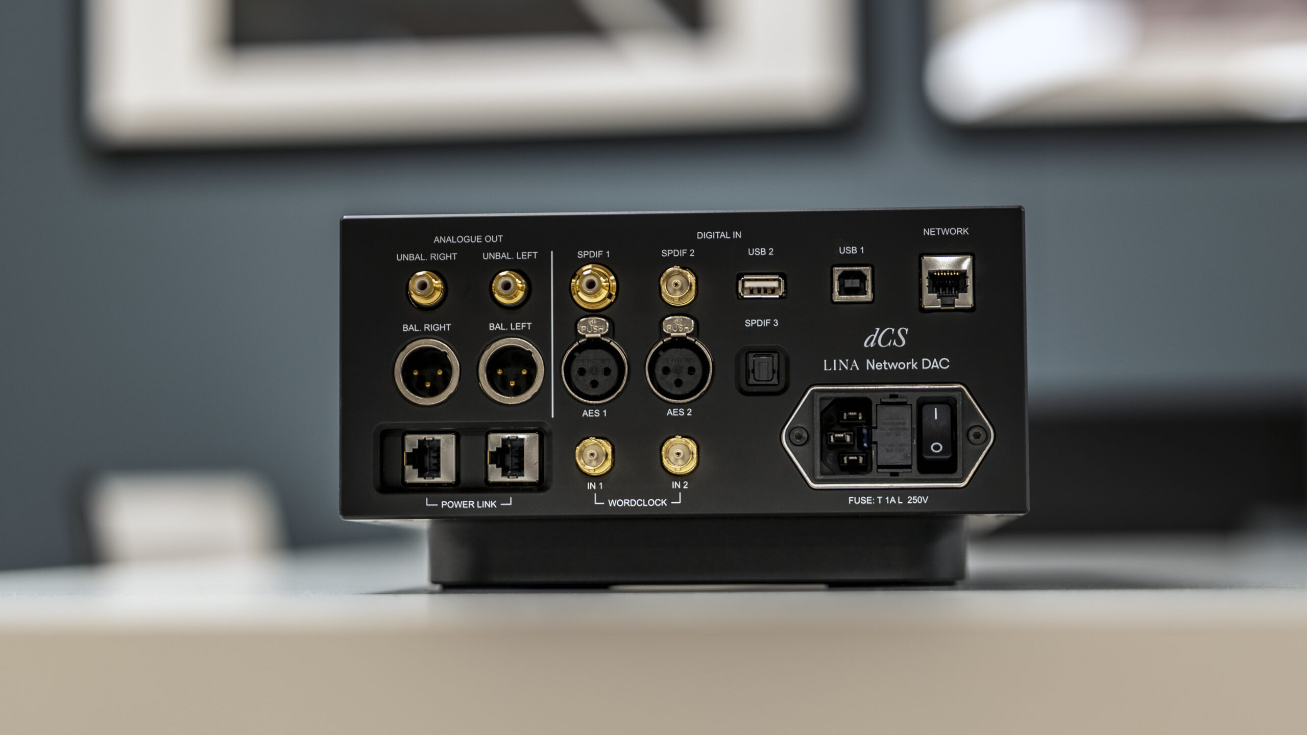 dCS Lina Network DAC 2.0 2 dCS Lina Network DAC rear