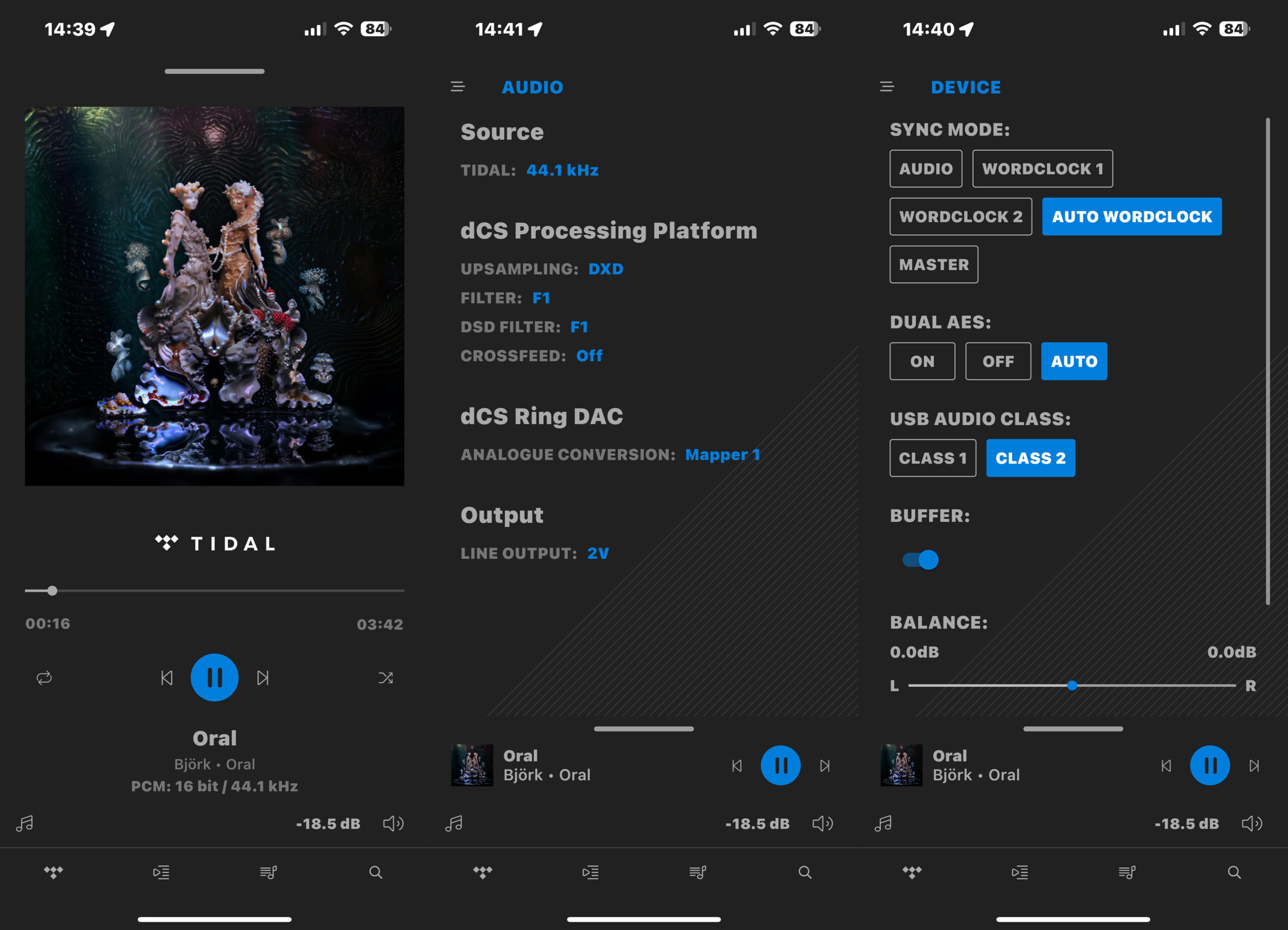 dCS Lina Network DAC 2.0 6 dCS Mosaic app