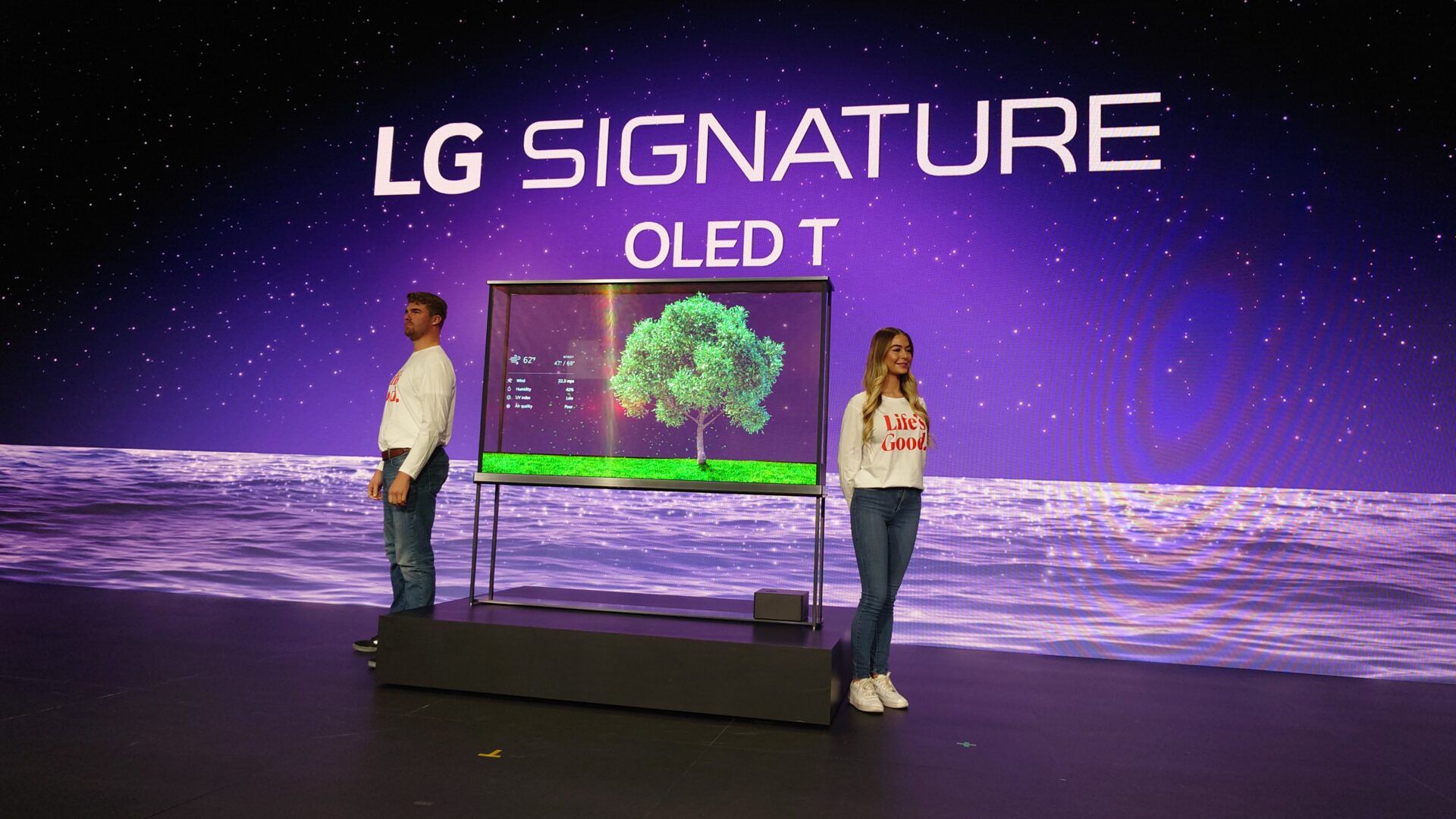 CES 2024: LG OLED T är en trådlös, transparent TV