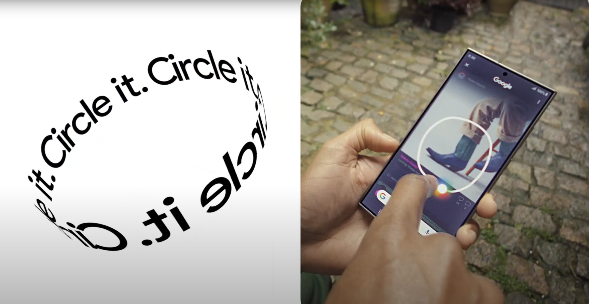 google circle to search
