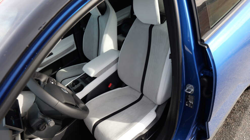 Fisker Ocean drivers seat