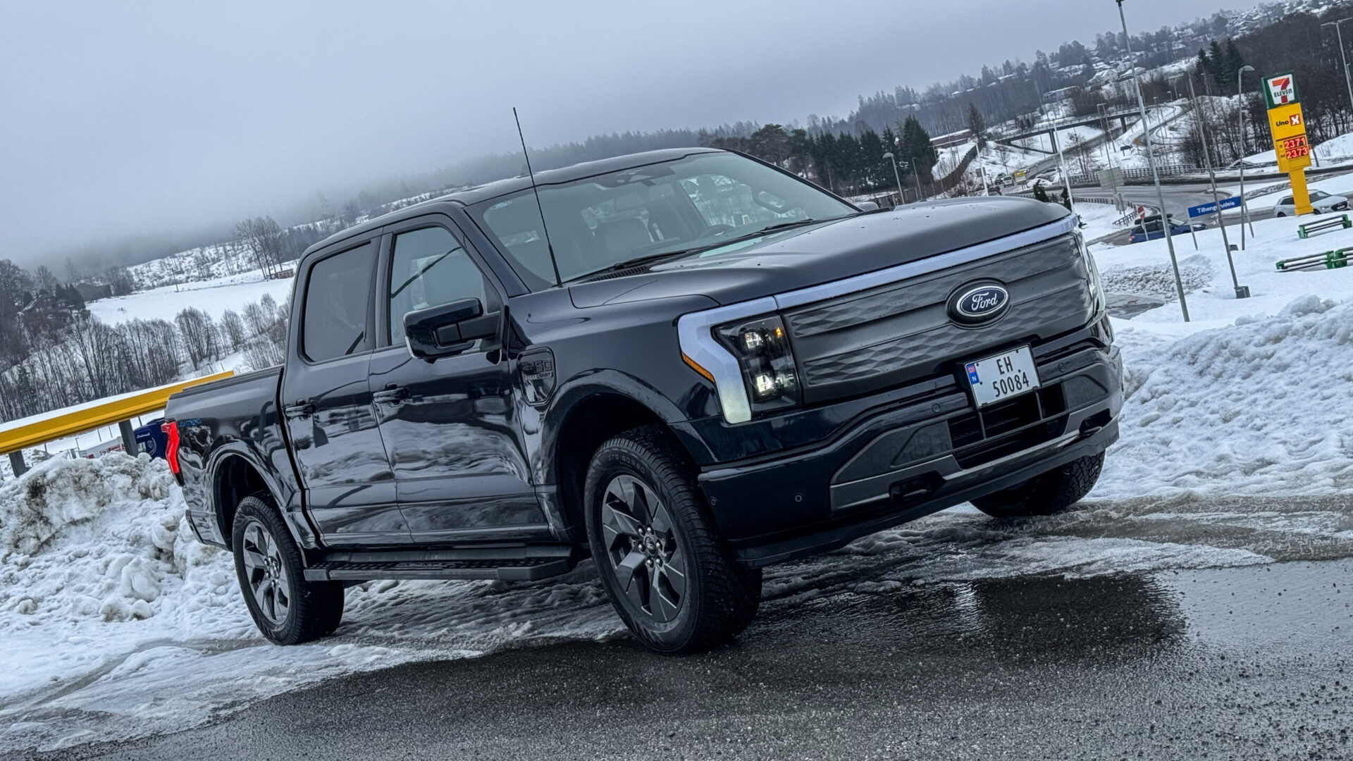 Ford F-150 Lightning front angle 3