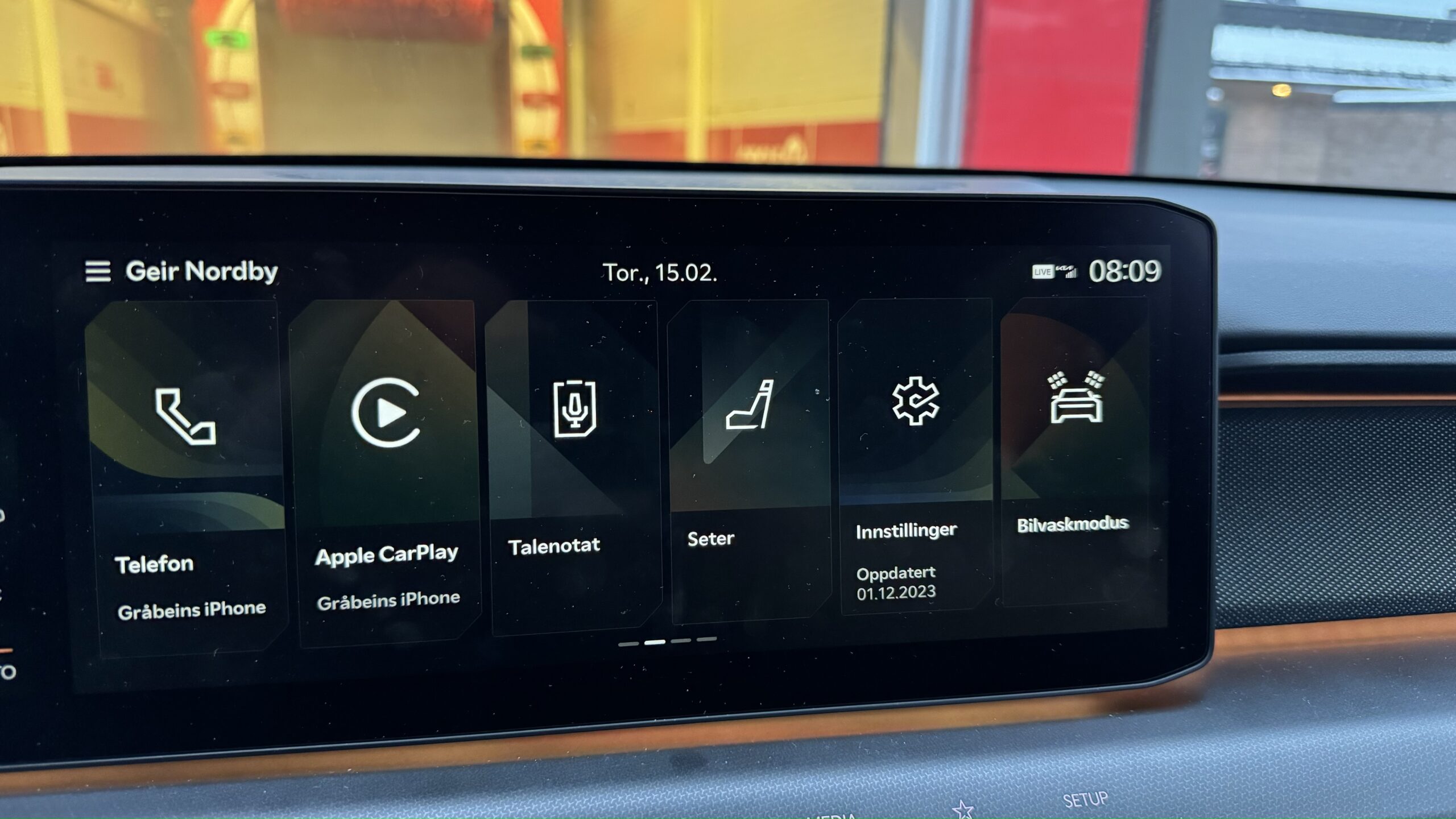 KIA EV9 infotainment