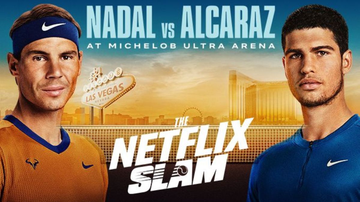 Rafael Nadal och Carlos Alcaraz drabbar samman i ”The Netflix Slam”