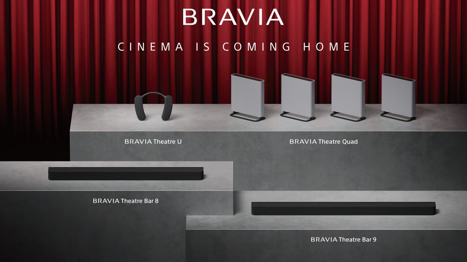 Bravia Theatre: Sony lanserar nya soundbars och högtalare