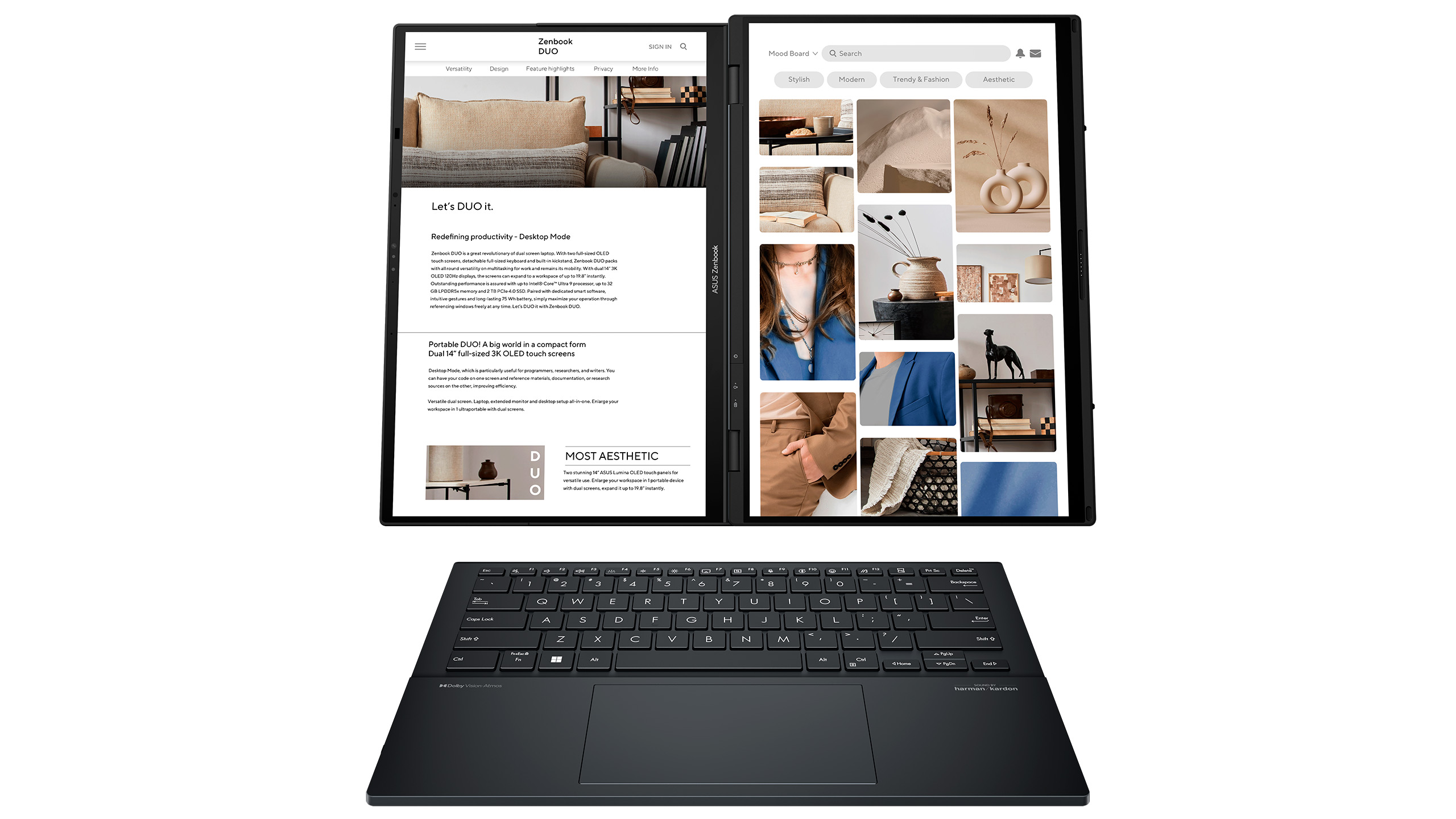 Asus ZenBook Duo UX8406 2 UX8406 Product photo 2I Inkwell Gray 09
