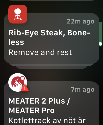 Weber Connect smart grilling hub 3 weber watch notification