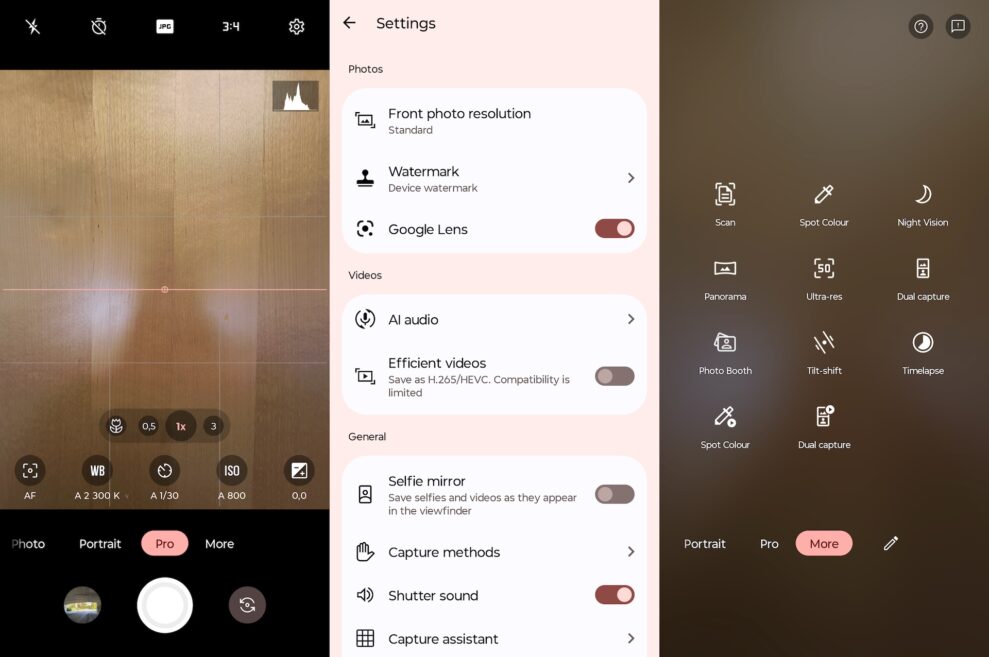 moto edge 50 neo camera interface