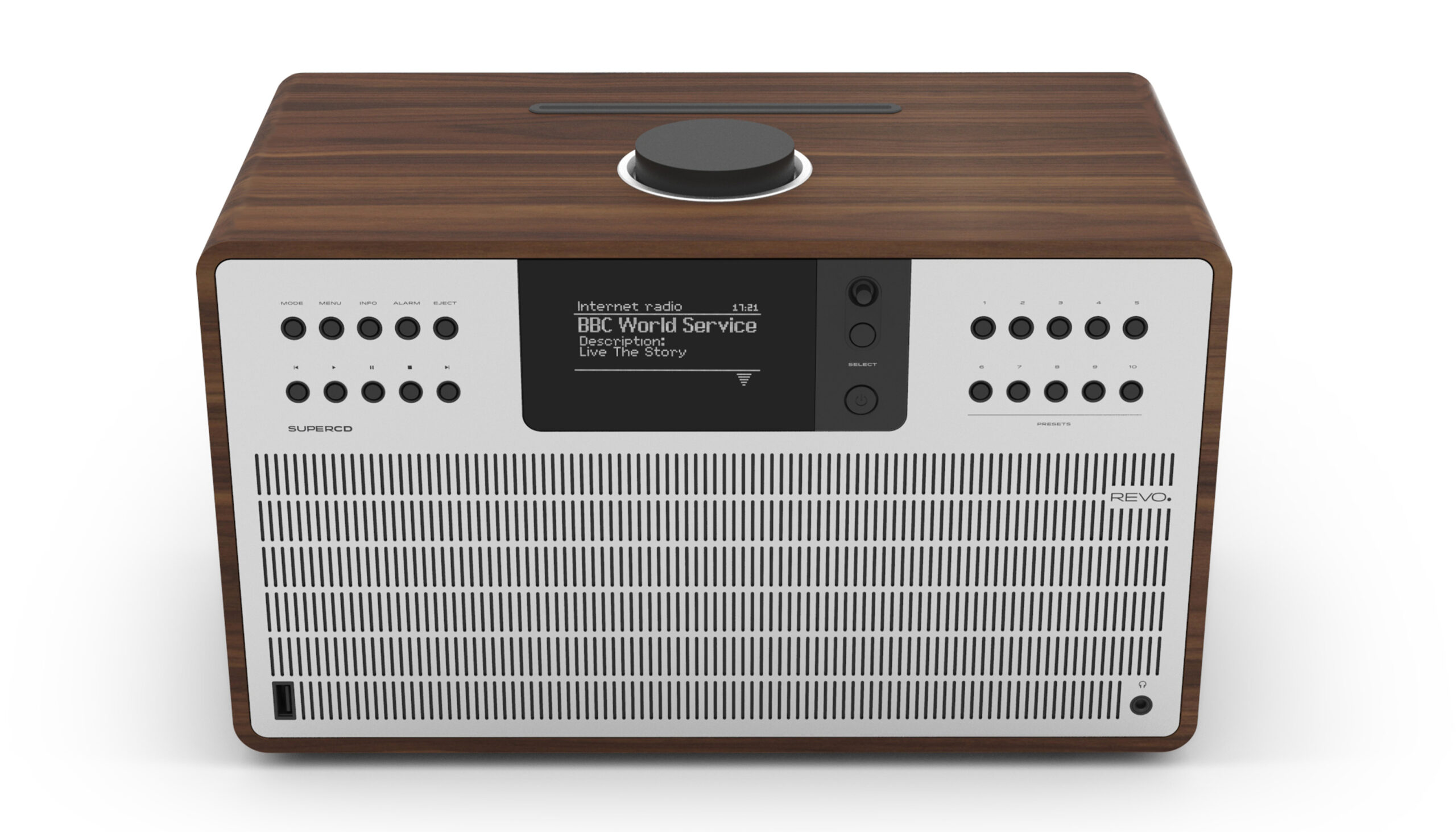 Revo SuperCD: Denna bordsradio kan spela ”allt” 1 SuperCD Walnut Silver Hero 1 scaled