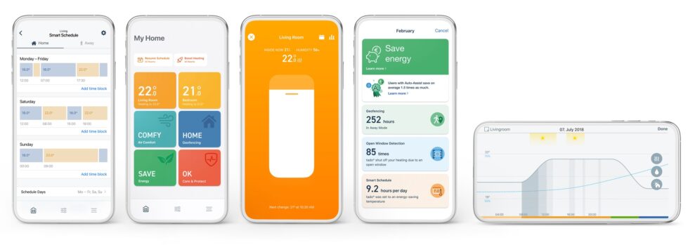 Tado Wireless Smart Radiator Termostat X Starter Kit 6 Tado X app forbrug