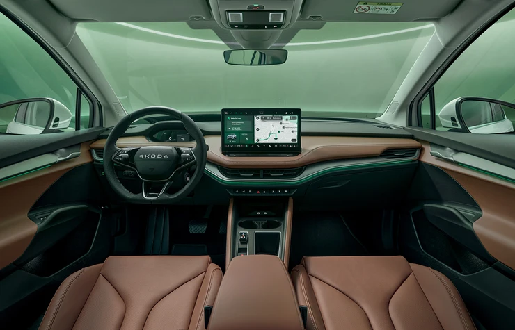 Nya Enyaq: Längre räckvidd och bättre design 2 Skoda Enyaq 2025 eco suite