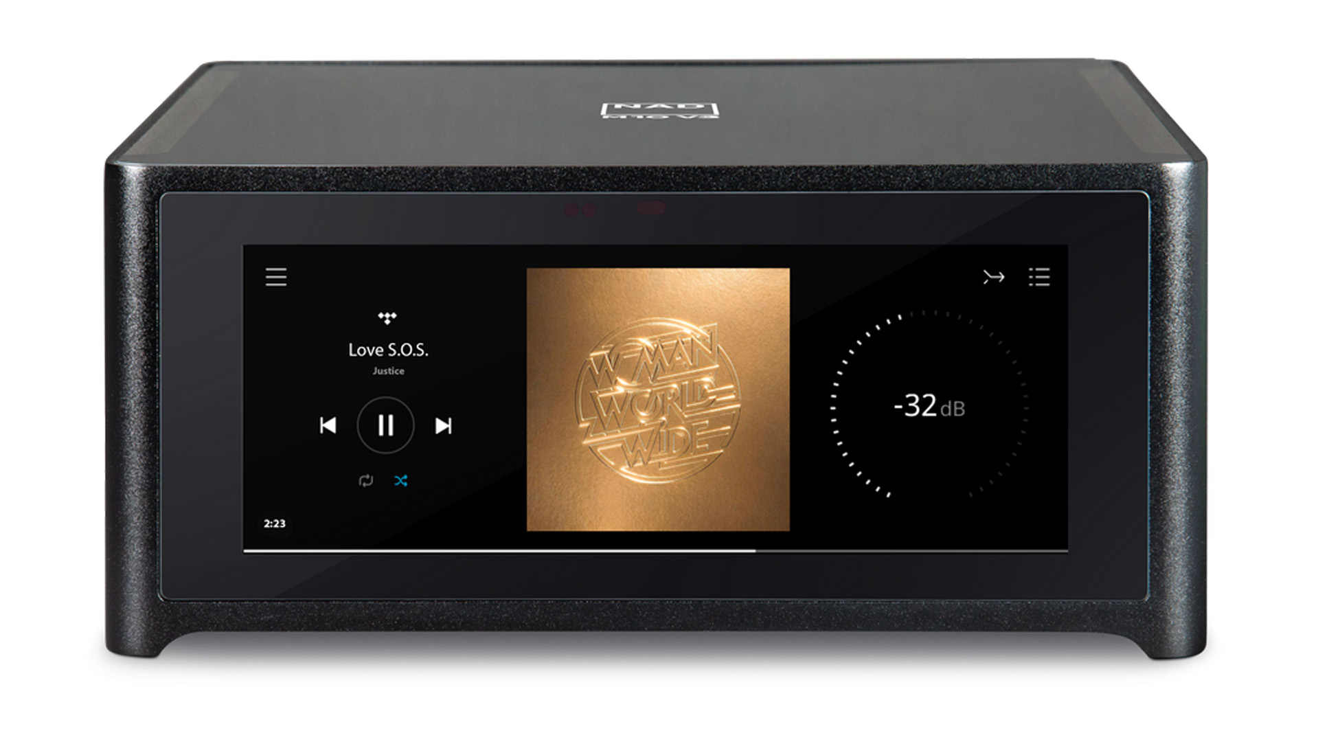 NAD M10 V3 3 M10 V3 Pre Production Front With Shadow