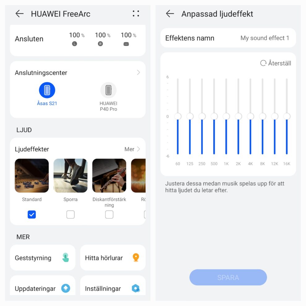 Huawei FreeArc 5 Huawei EQ