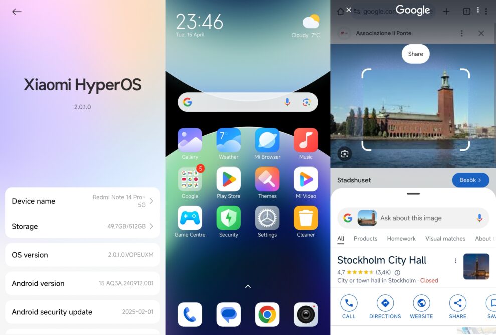 redmi note interface