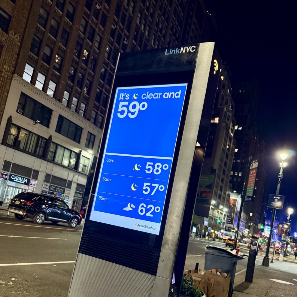 linknyc weather (web)