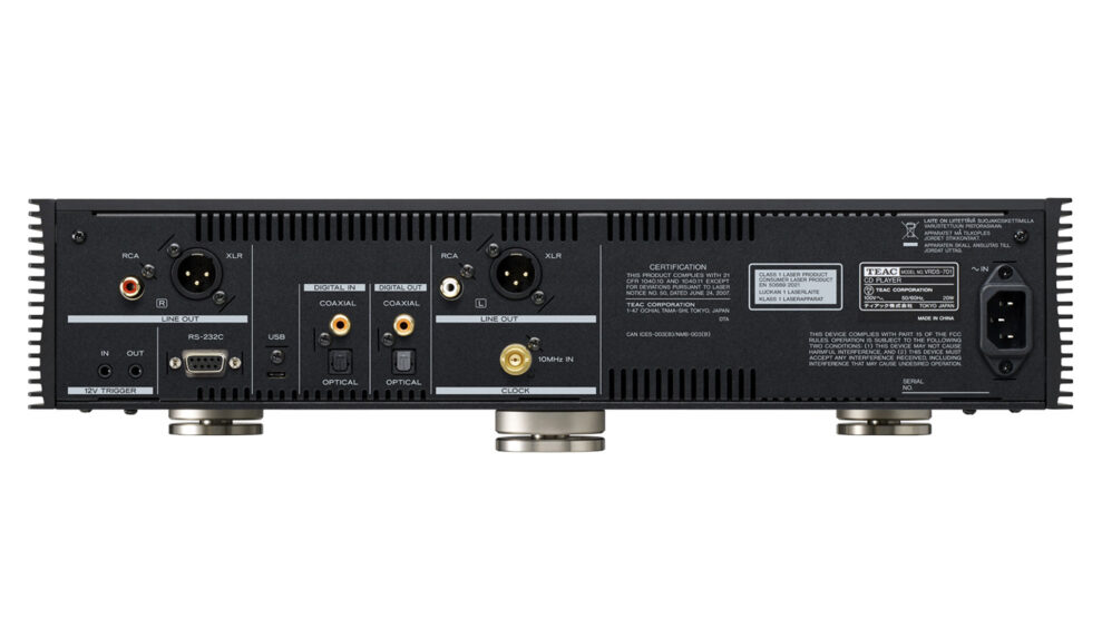 TEAC VRDS-701 2 vrds 701 b rear