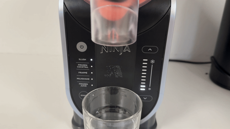 Ninja Slushi pouring