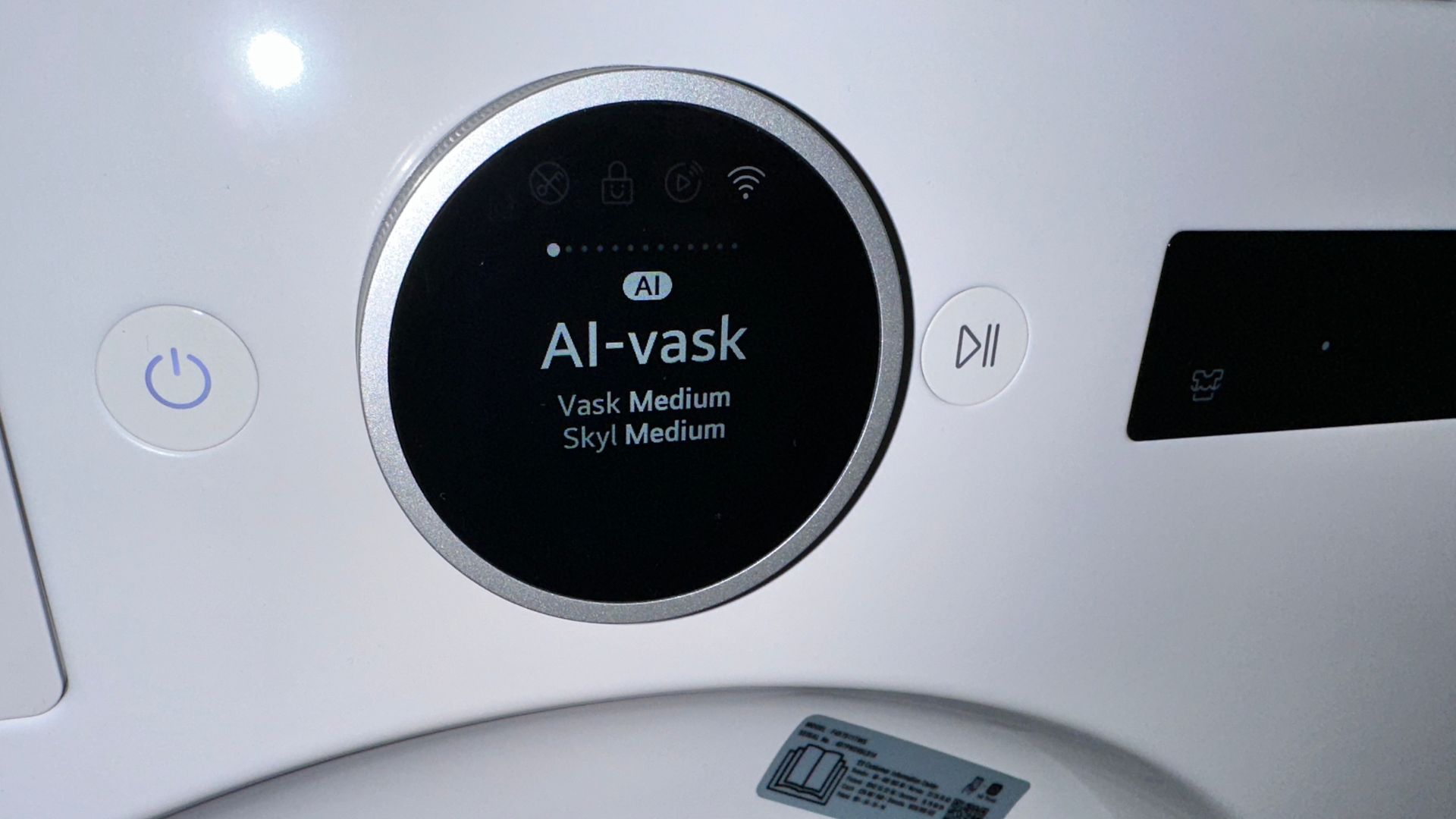 LG 11 kg tvättmaskin (F4X7511TBB) 1 Program 1
