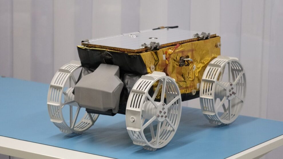 Den første europeiske månebilen lander nå 2 Den første europeiske månebilen lander nå 2