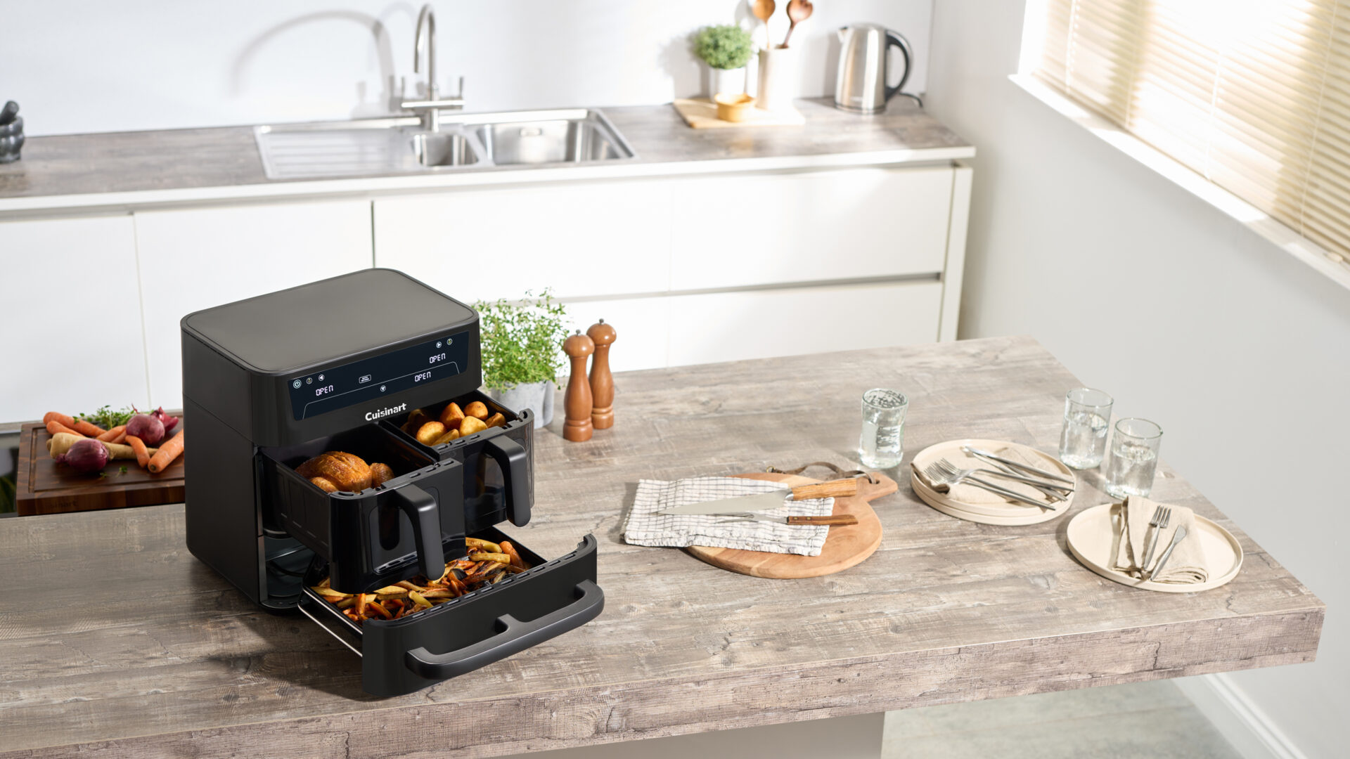 Cuisinart AirTwin och Tri-Zone lovar flexibilitet utan PFAS