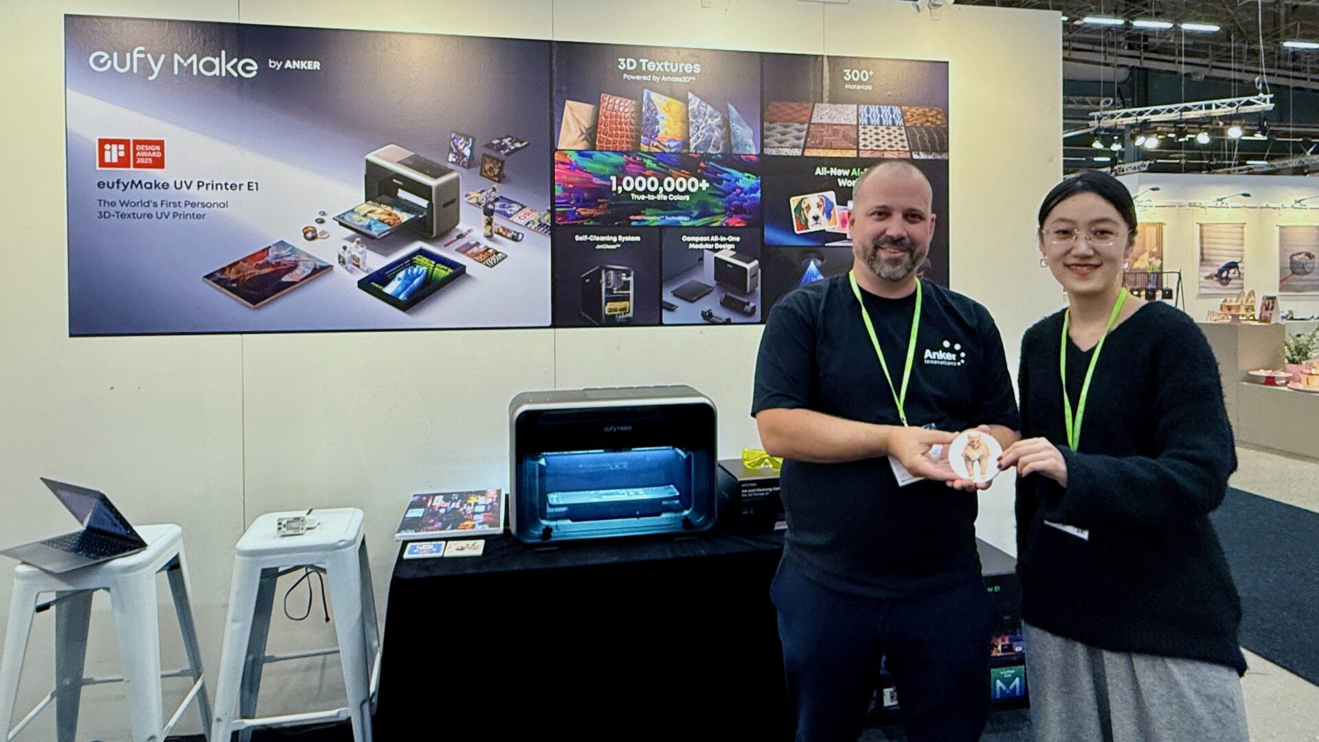 Eufy Make skriver ut med 3D-textur