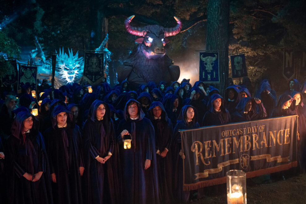 Wednesday. Episode 205 of Wednesday. Cr. Helen Sloan/Netflix © 2025