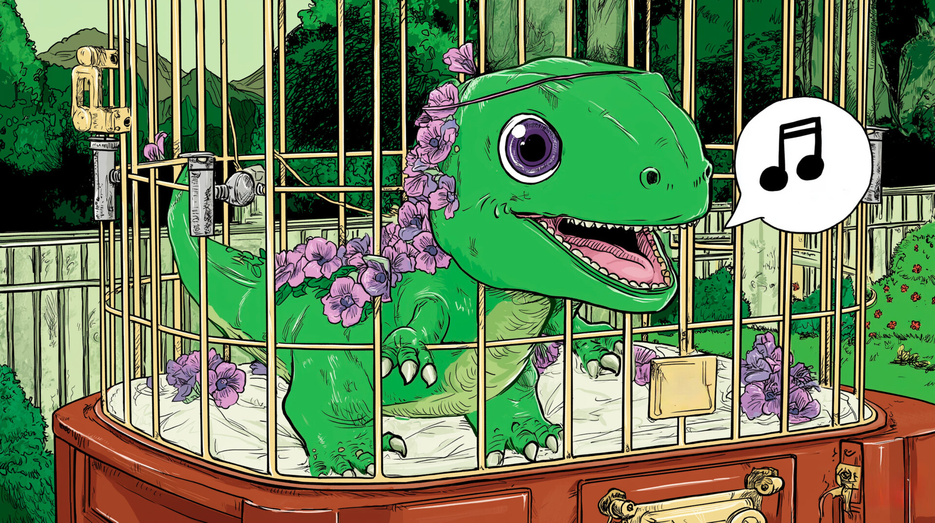 Kritaperioden lät mer av pip och kvittrande än av vrål