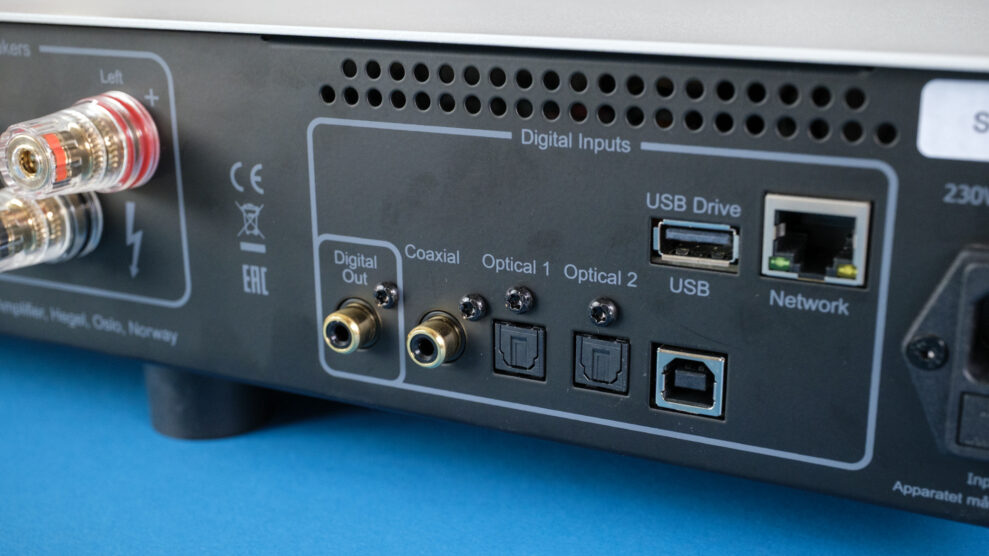 Hegel H150 digital inputs