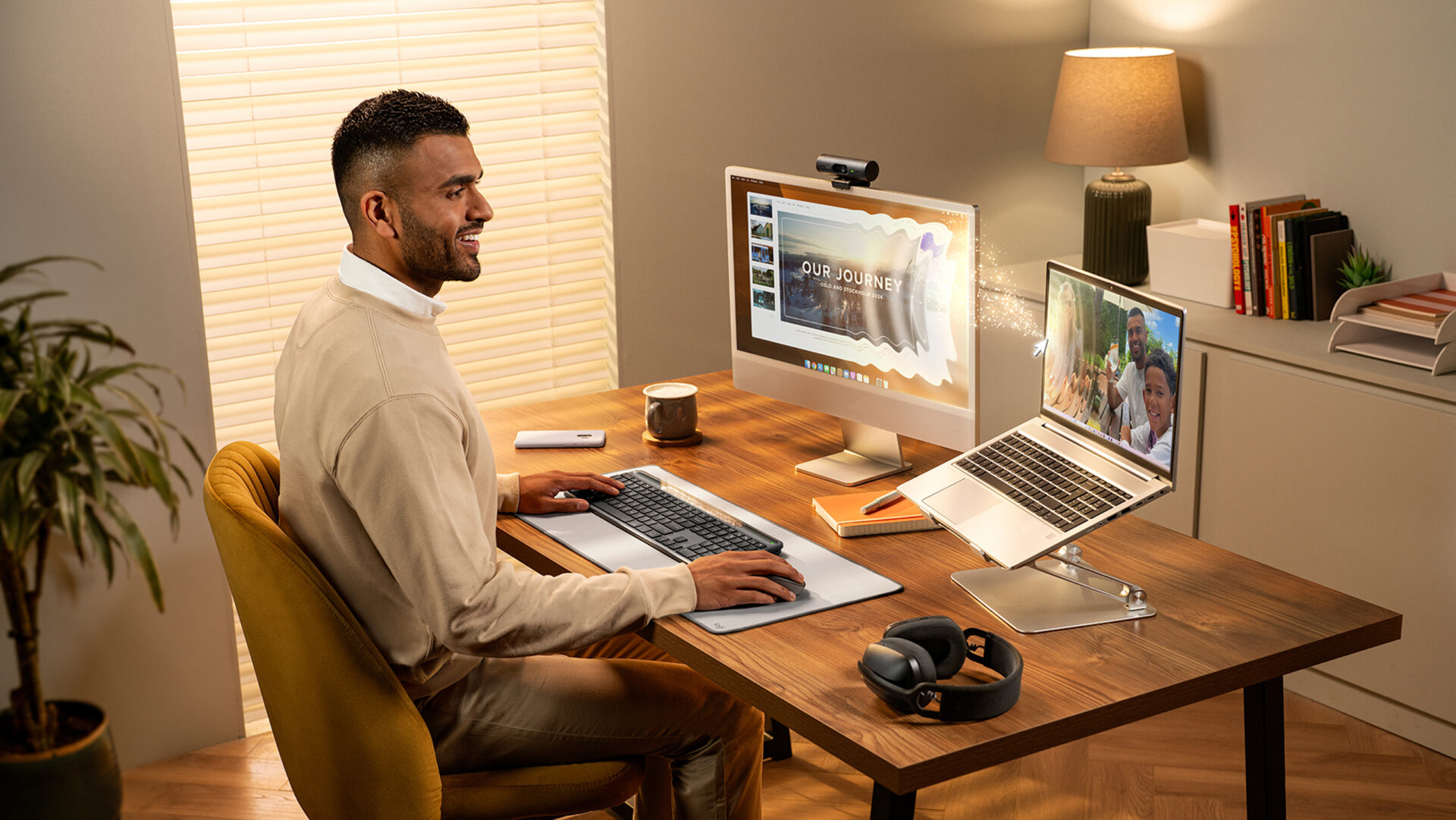 Logitech Signature Slim Solar K980 behöver aldrig laddas