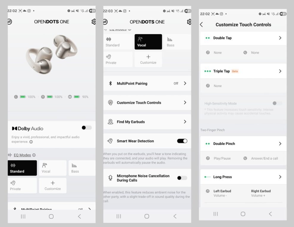 Shokz OpenDots Shokz appen