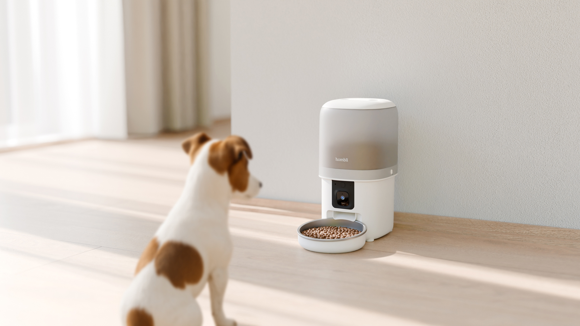 Homblis husdjursautomater tar hand om hunden och katten