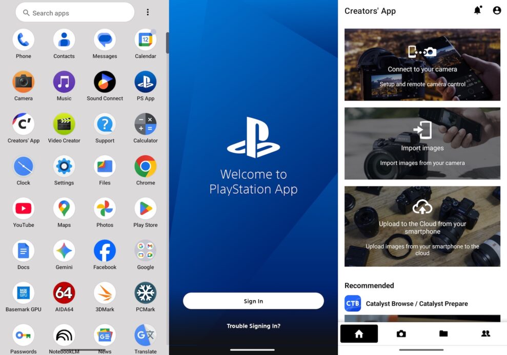 xperia 10 apps web