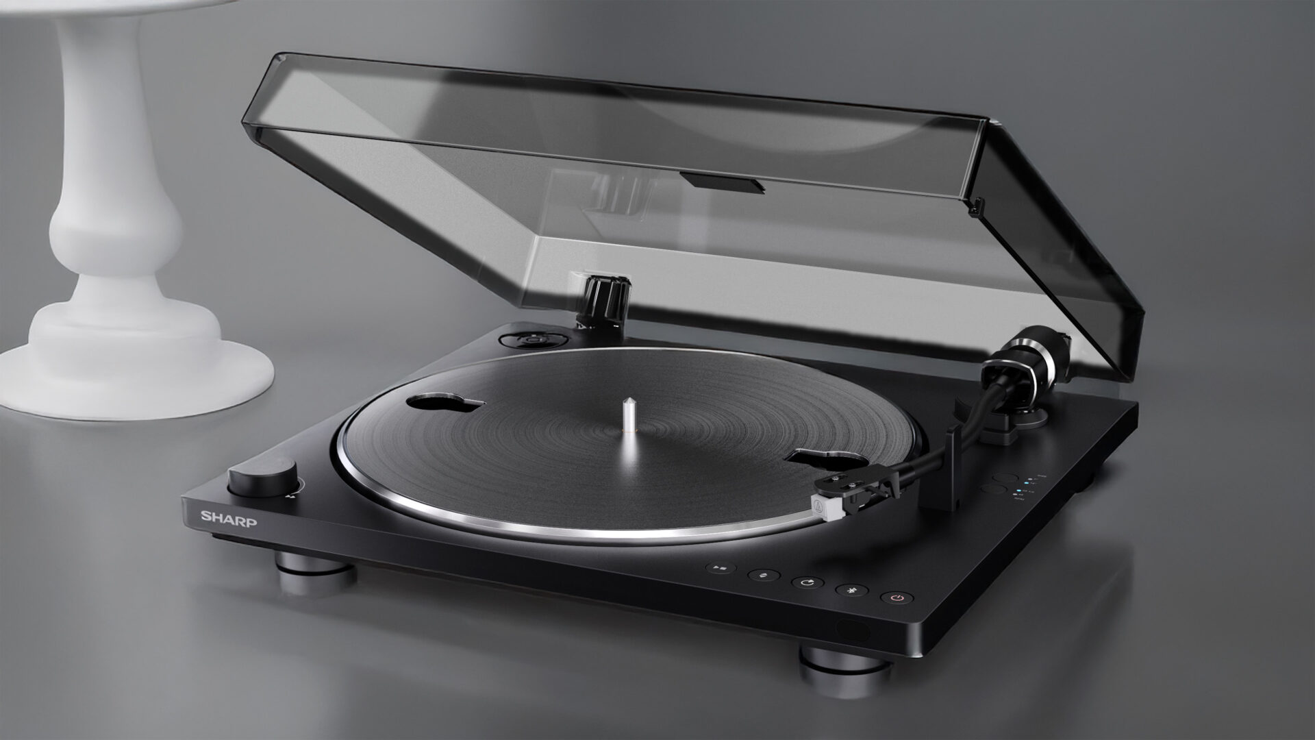 Sharp RP-TT100 skivspelare med Bluetooth och fjärrkontroll