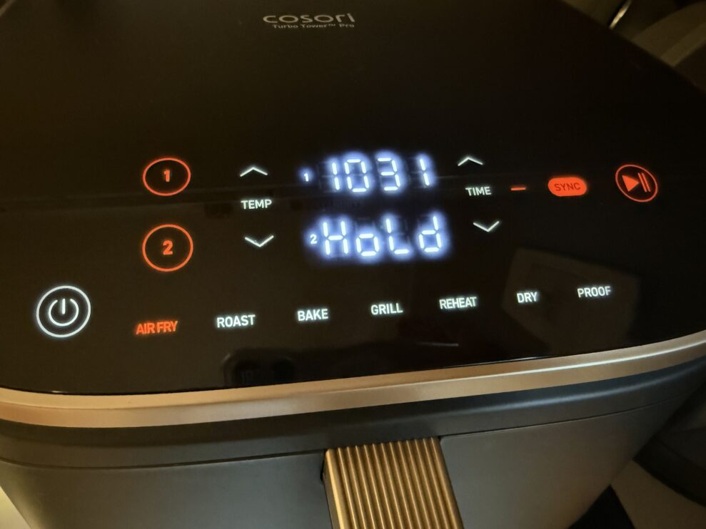 cosori tower panel web