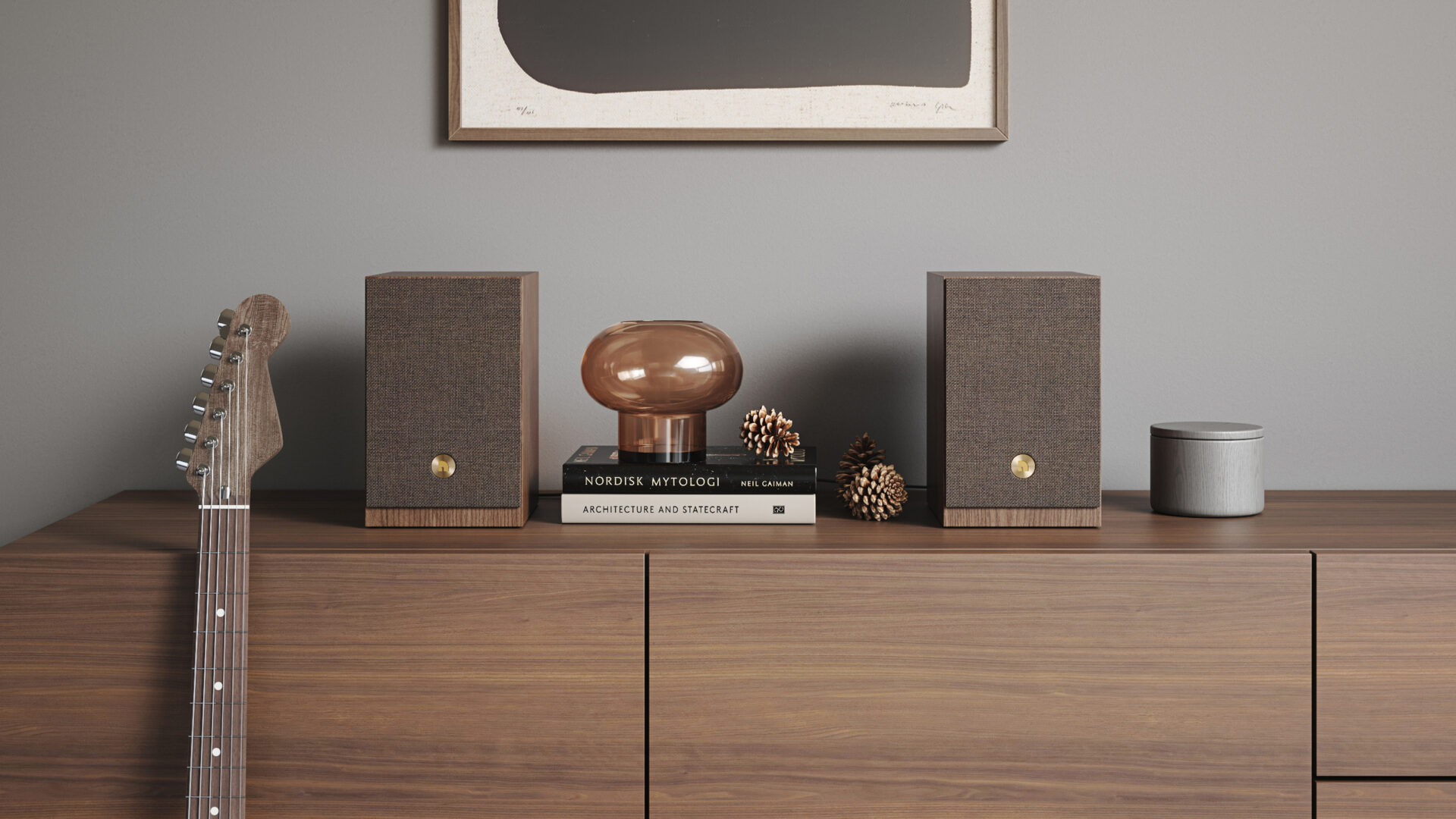 Svenskt ljud går till skogs: Audio Pros W-serie finns nu i valnöt