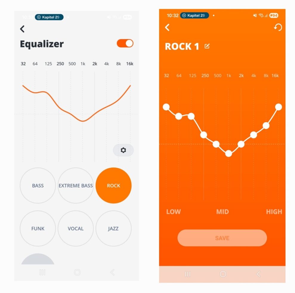 JBL Endurance Zone EQ