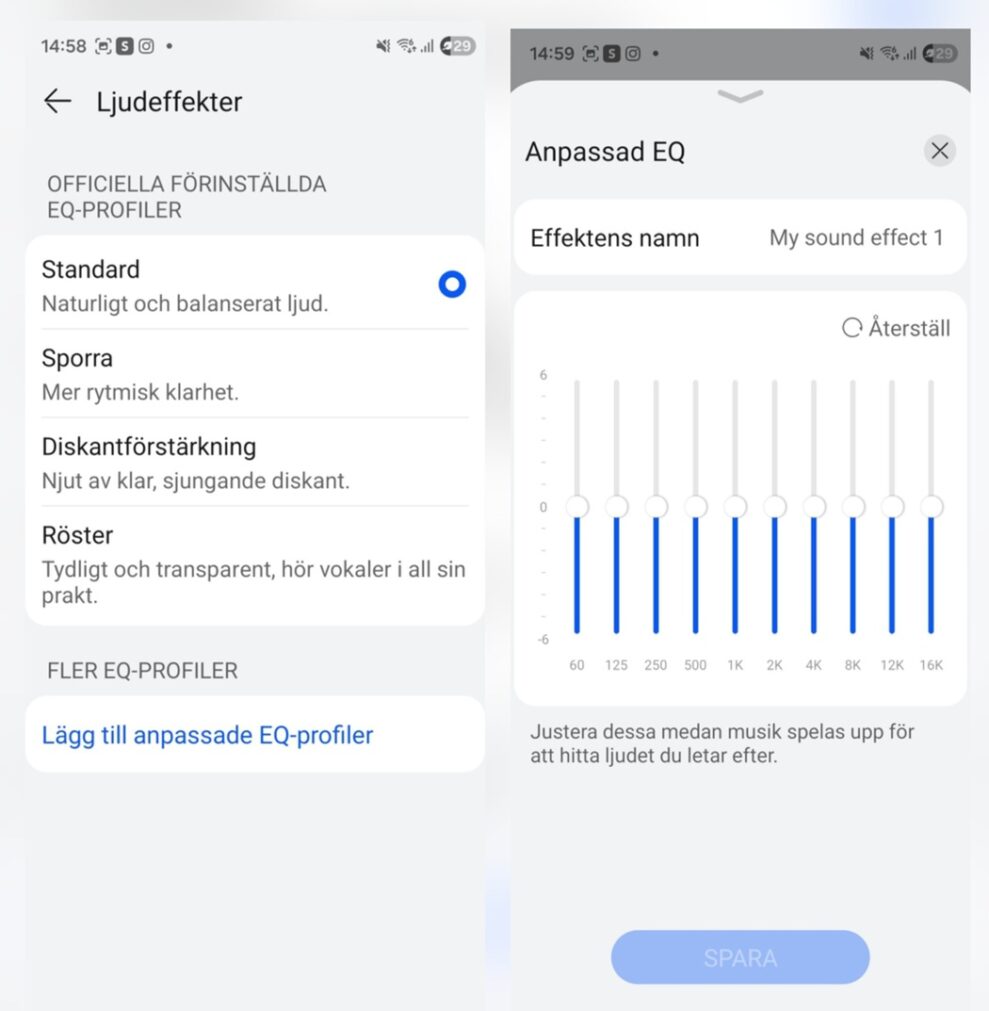 Huawei FreeClip 2 Ljudinstallningar