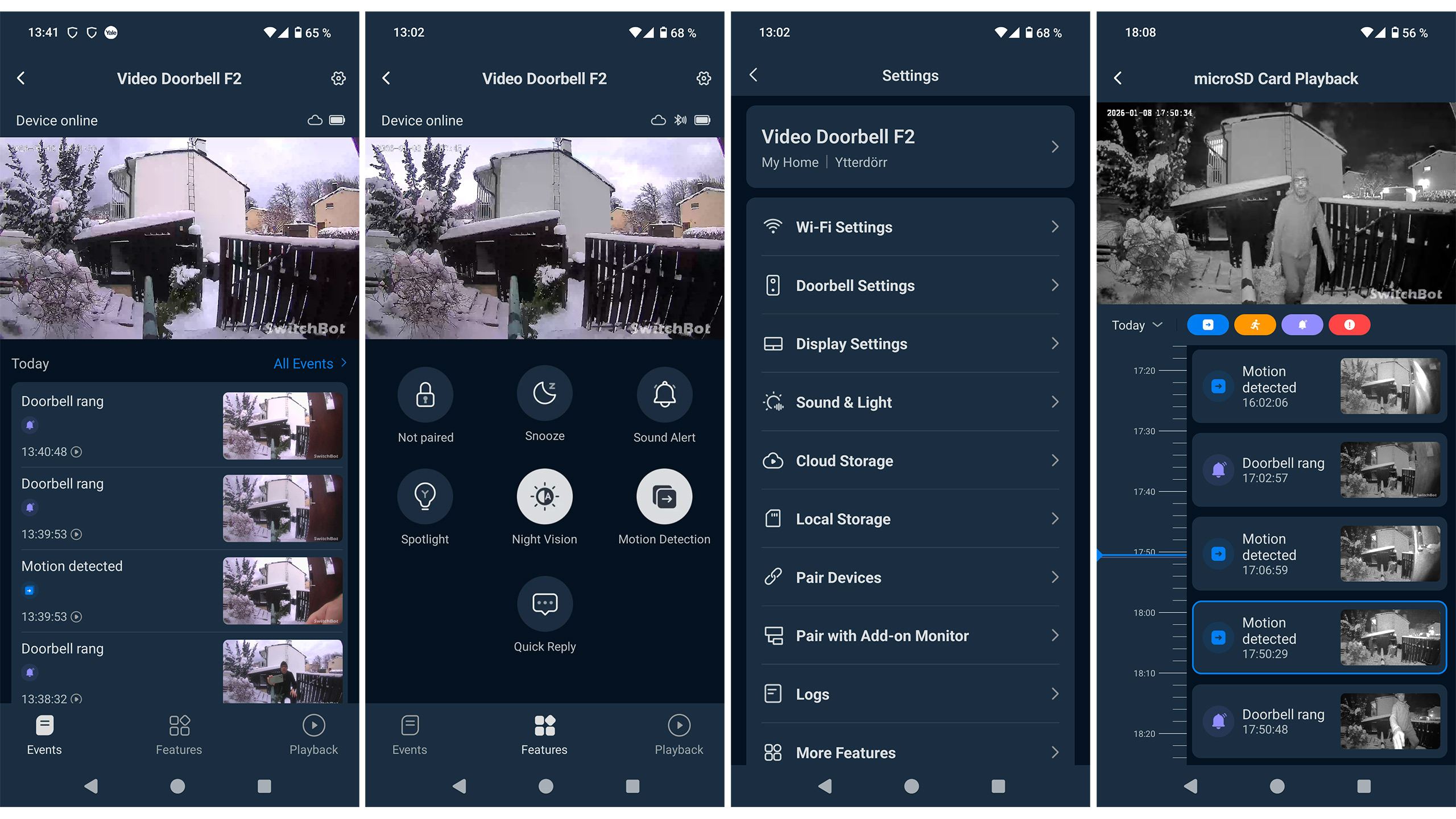 SwitchBot SmartVideoDoorbell Screenshots