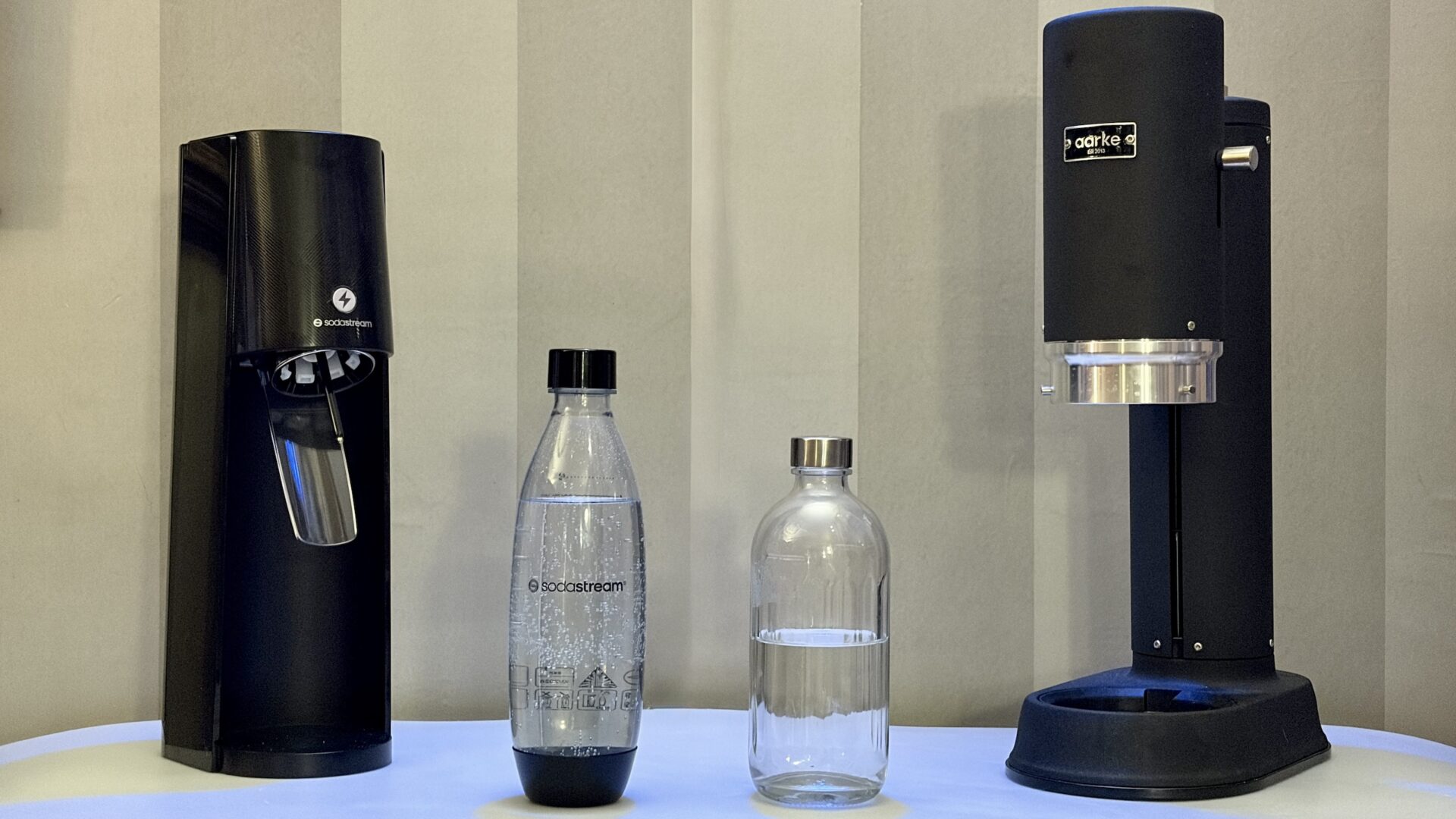 Aarke Carbonator Pro vs. Sodastream E-Terra