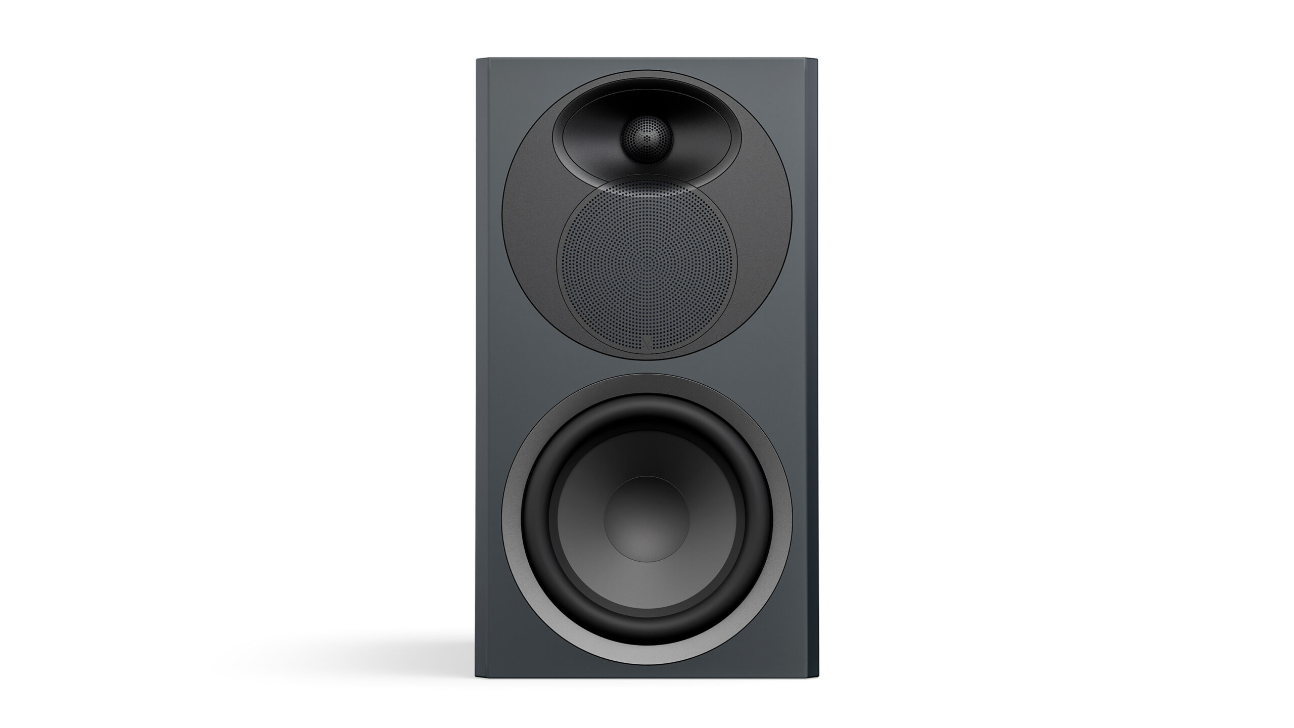 Arendal Sound 1610 Bookshelf 8 Front Basalt scaled 1