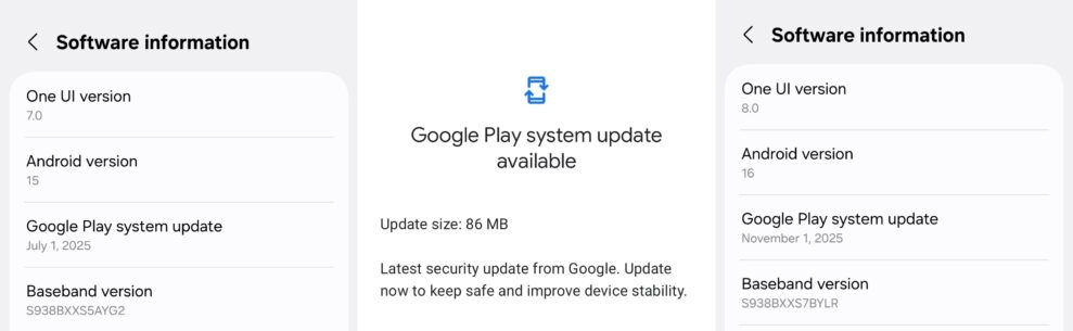 google play update