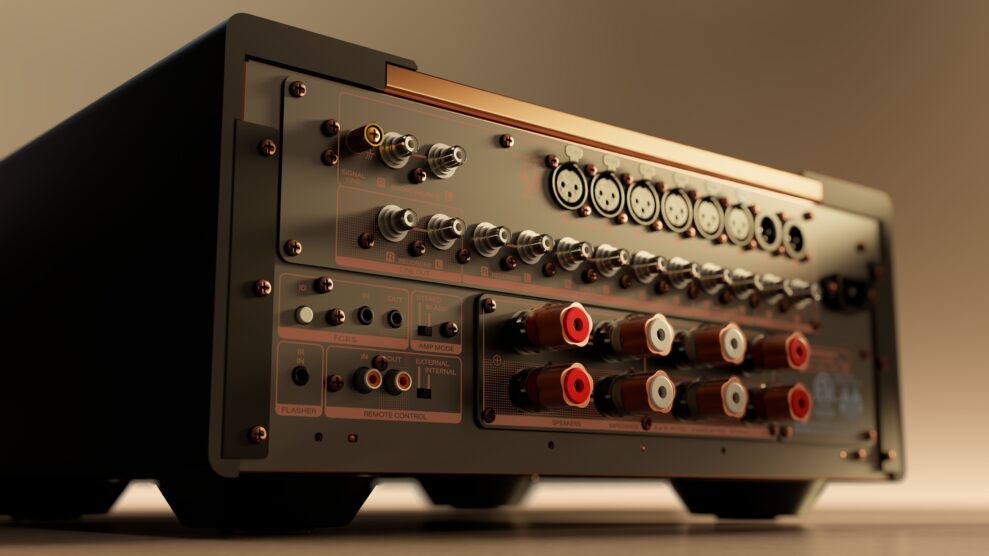 High Marantz MODEL 10 Marantz Black baksida