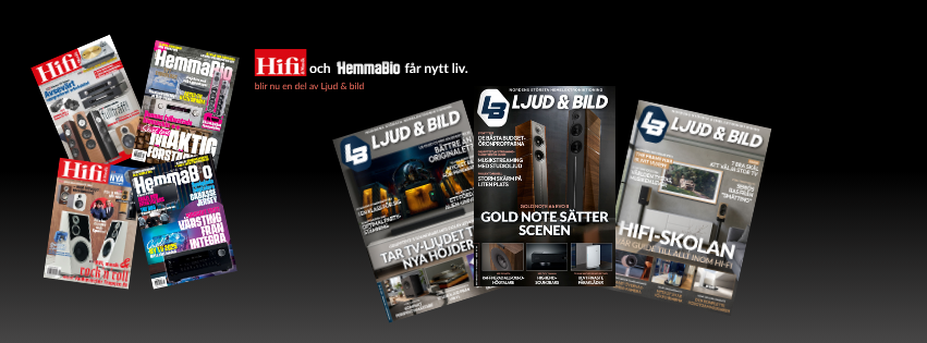 HiFi & Musik och HemmaBio slås samman med Ljud & Bild