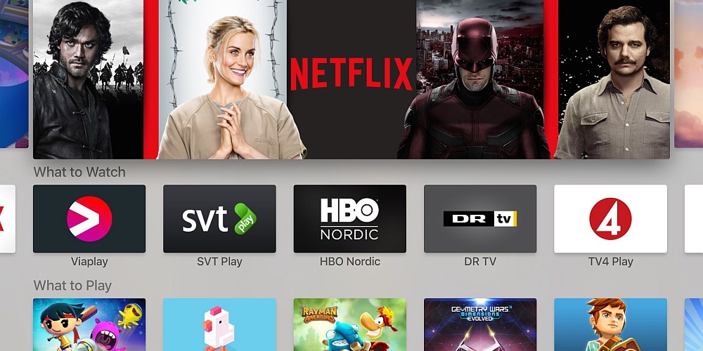 Första titten på Apple TV