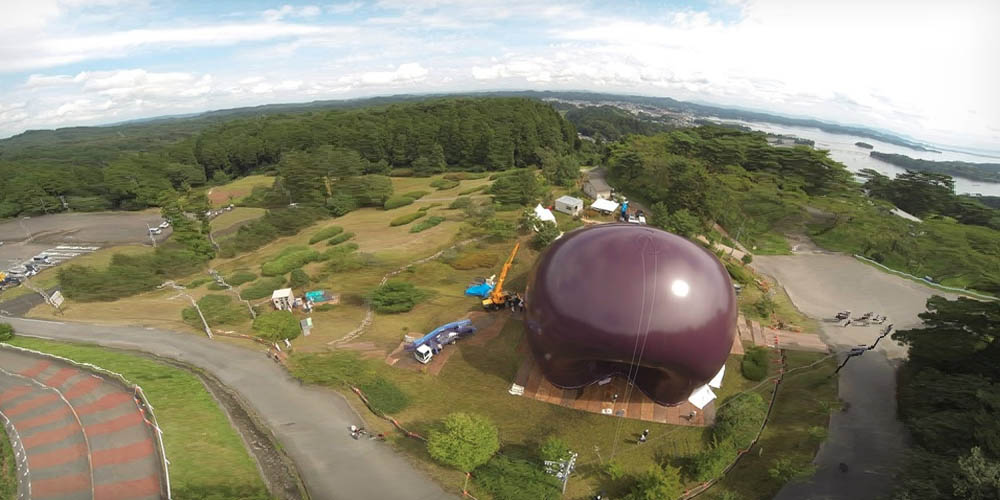 Uppblåsbar konsertsal ska turnera i Japan
