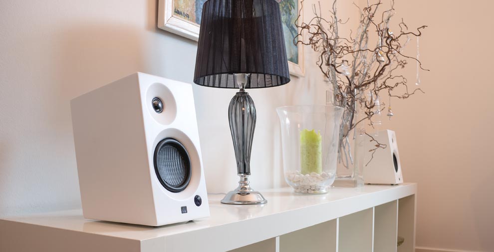 5 trådlösa stereohögtalare 3 BT stereohøyttalere 990