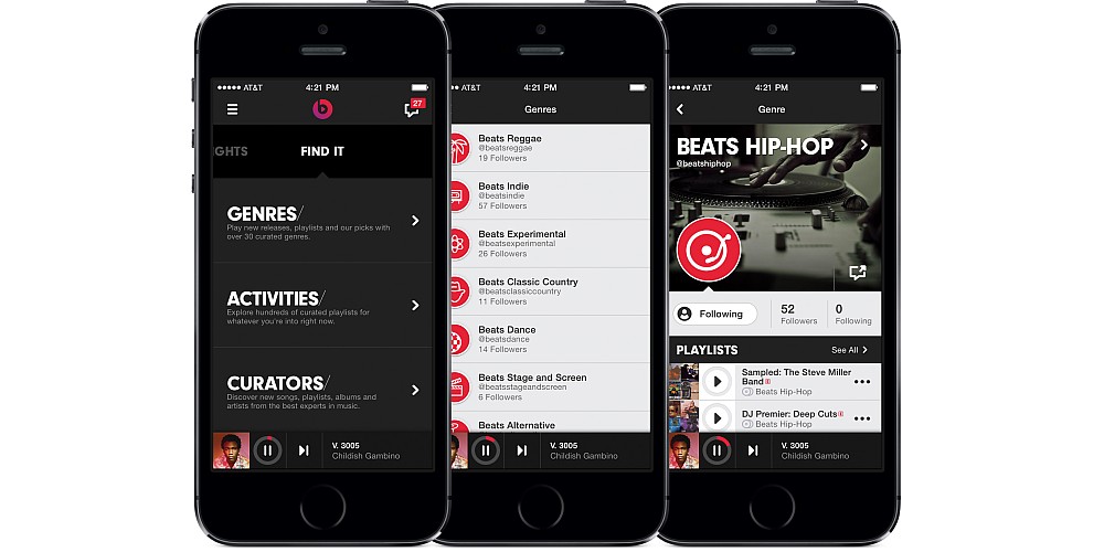 Apples musiktjänst i iOS