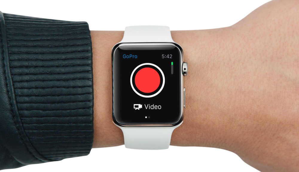 Styr actionkameran med Apple Watch